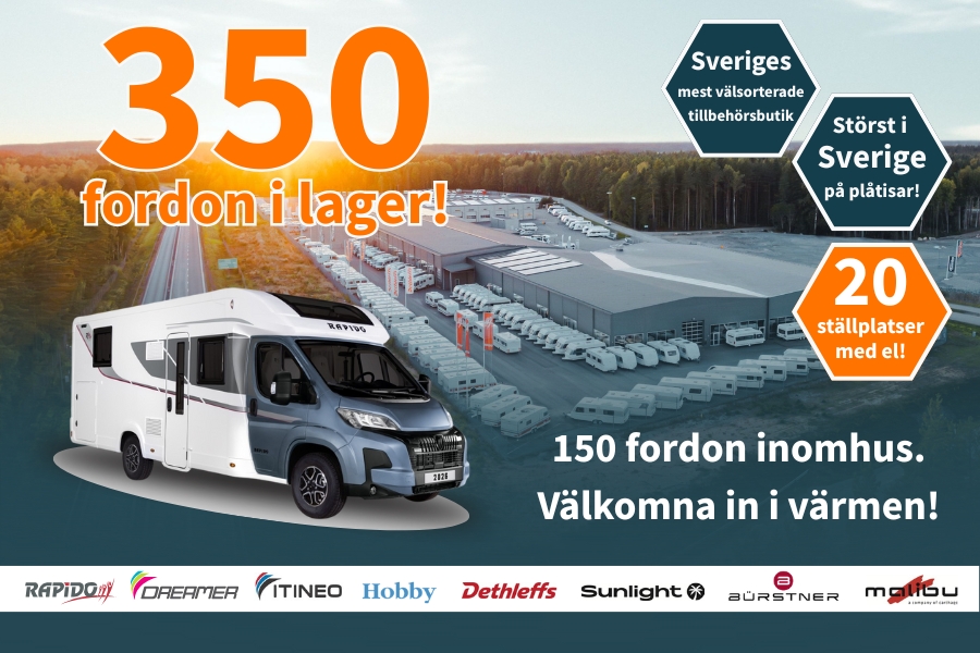 350 fordon i lager